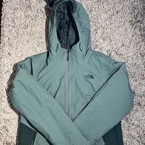 Northface Green Windbreaker/Rainjacket